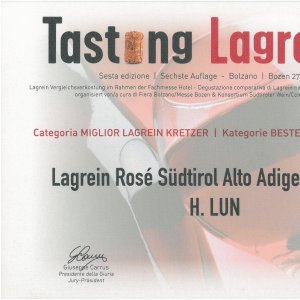 Tasting Lagrein 20016